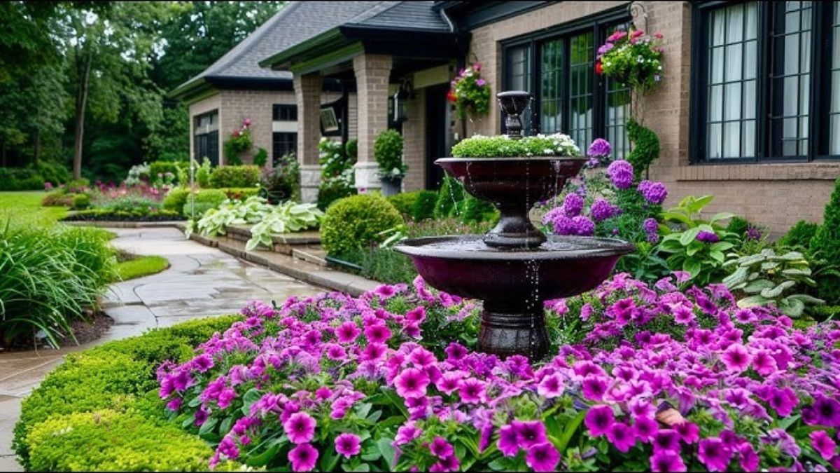 5 French Chateau Flower Bed Ideas